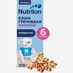 Каша гречневая молочная Nutrilon с 6 месяцев 206 г