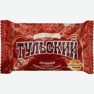 Пряник ТУЛЬСКИЙ ПРЯНИК с начинкой вареная сгущенка, 45г