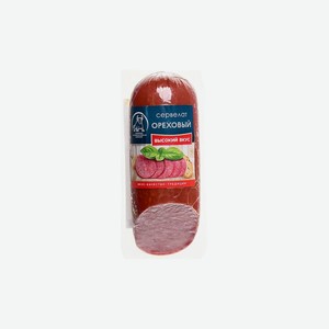 Колбаса В/к Сервелат Ореховый Категория А Срез Высокий Вкус 250г В/у