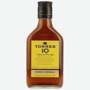 Бренди Torres 10 Гран Резерва 38%, 200мл