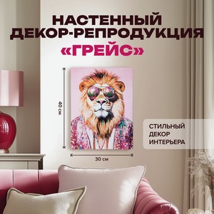 Настенная репродукция  Грейс , 30х40 см, в ассортименте