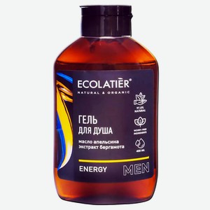 ECOLATIER Мужской гель для душа Energy, 400 мл