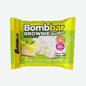 Печенье Bombbar Лимонный тарт с маком, 50г