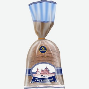 Хлеб Каравай Тихвинский подовый нарезка 300г, 300 г
