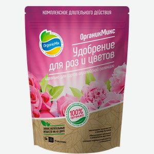 Удобрение для роз и цветов ORGANICMIX, 850г