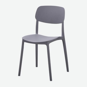 Стул для дома серый пластик A-527 48*48*79см