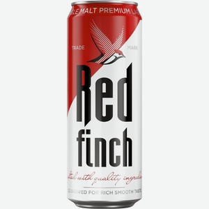 Пиво Red Finch светлое пастеризованное 4.4% 450мл