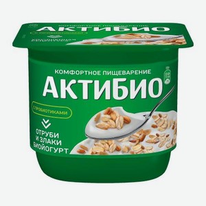 Биойогурт Актибио Отруби злаки 2.9% 130г 130 г