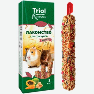 Лакомство для грызунов ассорти Triol 75г 75 г