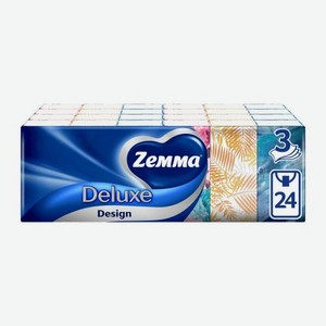 Носовые платки Deluxe Design Zemma 3 слоя 10шт 24 г
