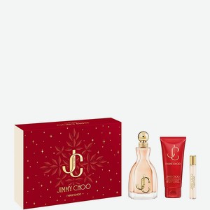JIMMY CHOO Подарочный набор женский I Want Choo Set, Парфюмерная вода, спрей 100мл + лосьон для тела, 100 мл + миниатюра 7,5 мл