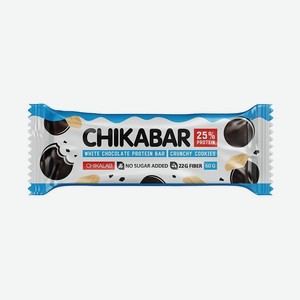 CHIKALAB Батончик глазированный с начинкой Хрустящее печенье, 60 г