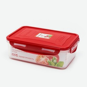 Контейнер Пластик Орсон Красный 1.1л Арт.cp1103s/rd