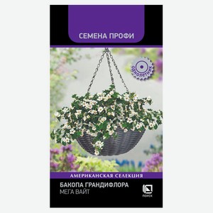 Семена «Поиск» Бакопа Грандифлора Мега Вайт, 5 шт