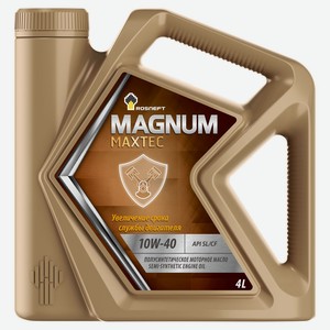 Масло моторное полусинтетическое «Роснефть» Maxtec 10W40, 4 л