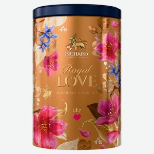 Чай черный Richard Royal Love листовой с бергамотом, 80 г