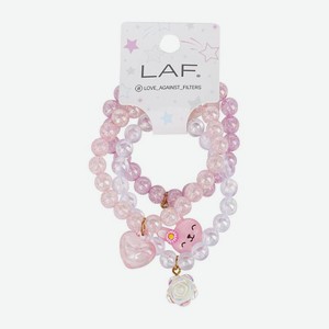 Набор браслетов LAF детских с декором 3шт