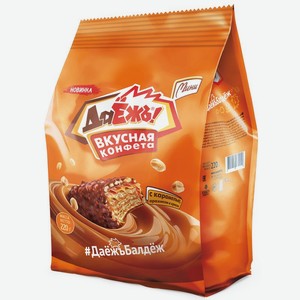 Конфеты Essen Даежъ! Мини с карамелью, арахисом криспи, 220г, 220 г