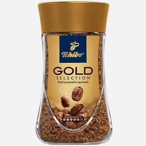 Кофе Tchibo Золотой отбор (Gold Selection) растворимый стекло 95 г