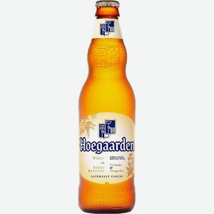 Пивной напиток Hoegaarden Белое нефильтрованный пастеризованный 4.9% 440мл, 440 мл