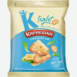Сухарики пшеничные КИРИЕШКИ Сливочный сыр, 80г