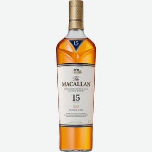 Виски THE MACALLAN Дабл Каск Шотландский односолодовый 15 лет 43%, п/у, 0.7л