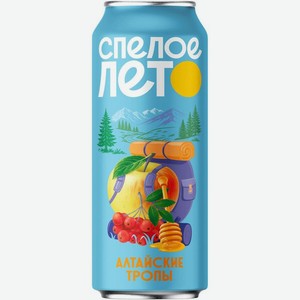 Напиток газированный Спелое Лето Алтайские тропы со вкусом яблока-мёда и рябины, 450мл