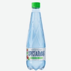 Напиток Хрустальная со вкусом земляники и мяты, 500мл