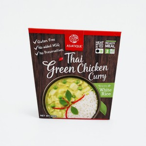 Тайское зеленое карри Asiatique с курицей и рисом, 280г