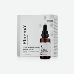FLOEMA Сыворотка для роста бороды и усов Men Beard and Mustache Growth Serum, 30 мл