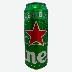 Пиво светлое Heineken фильтрованное Чехия, 500 мл