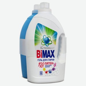 Набор Гель Bimax 100 Пятен 2,6 кг + Гель BiMAX Color 2,6 кг