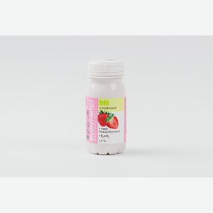 Напиток кисломолочный БИОТЕЛЬ клубника 1,5% 100 г