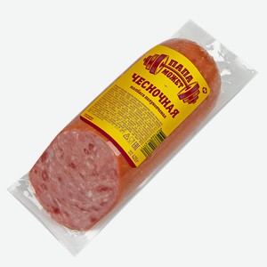 Колбаса ПАПА МОЖЕТ Чесночная полукопченая, 420г