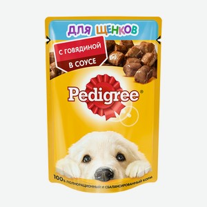 Корм для щенков PEDIGREE®, говядина, 85г