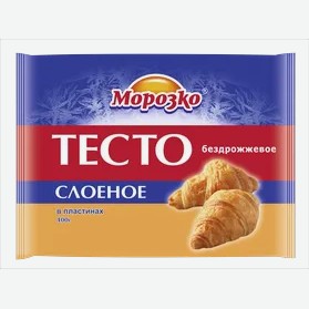 Тесто слоеное «Морозко» бездрожжевое, 400 г