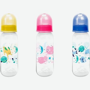 Бутылочка Мамина радость 0+ силиконовая соска 250мл в ассортименте