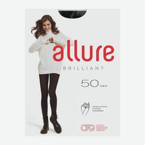 Черные колготки женские 50 den размер 3 Brilliant Allure 30 г