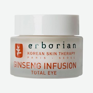 ERBORIAN Крем-уход за кожей вокруг глаз Женьшень Восстанавливающий Ginseng Infusion, 15 мл