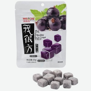 Конфеты Wischi со вкусом чёрной смородины жевательные, 20г, 20 г