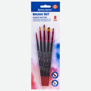 Кисти BRAUBERG PREMIUM 5шт