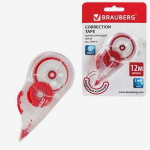 Корректирующая лента BRAUBERG 5мм*12м