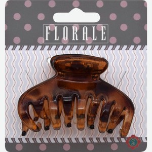 Краб для волос FLORALE в ассортименте, Арт. NFL6-18