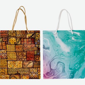 Пакет Арт дизайн бумажный 24х20х5.2см в ассортименте 1шт