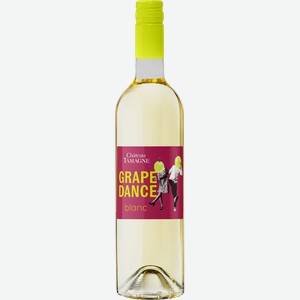 Вино CHATEAU TAMAGNE Grape Dance Кубань Таманский полуостров Российское белое полусухое, 0.75л