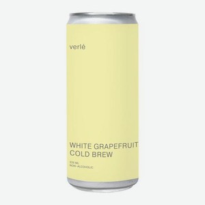 Напиток на основе кофе с соком белого грейпфрута Verle Cold Brew 330мл