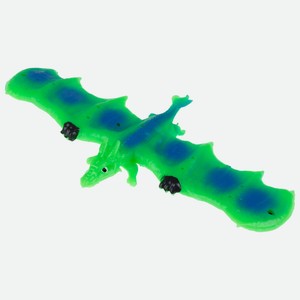 1TOY Flexi Wings 2 в 1 Супертянучка + Слэп-браслет Дракон, Зеленый