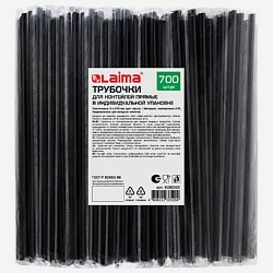 Трубочки для коктейлей прямые