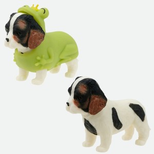 1TOY Прокачка для собачки 3 серия с кошечками, Кавалер-спаниель-лягушка