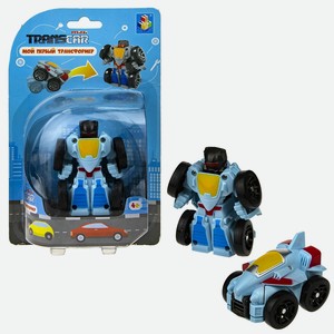 1TOY Мой первый трансформер, Голубой